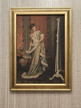 Pierre-Paul-Léon Glaize "Before the Mirror" Art Reproduction Print